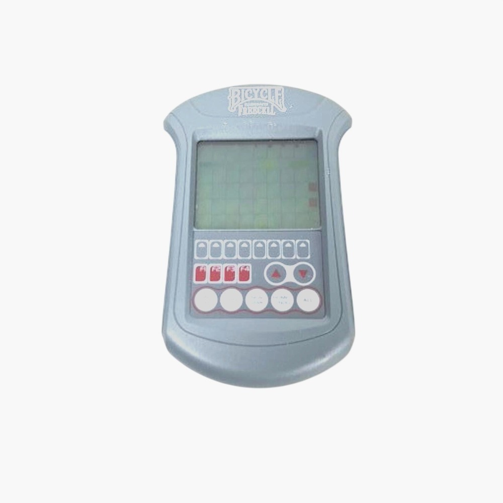 Bicycle Handheld Poker Electronic Game Grey Portable Video Card Game 1021